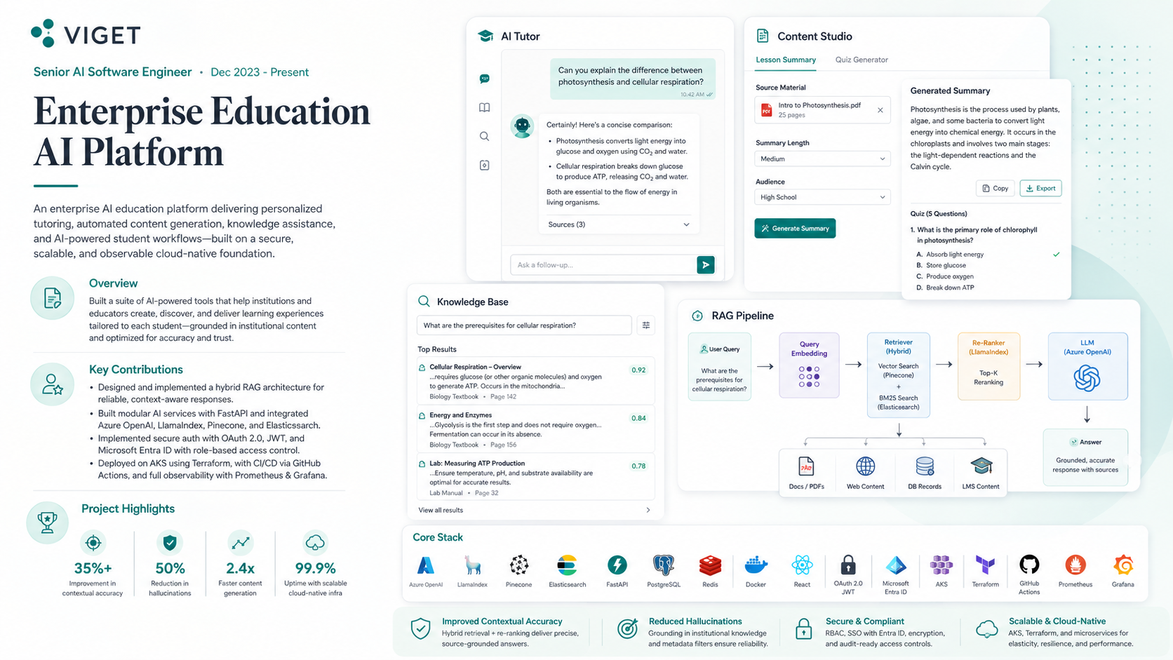 Enterprise Education AI Platform