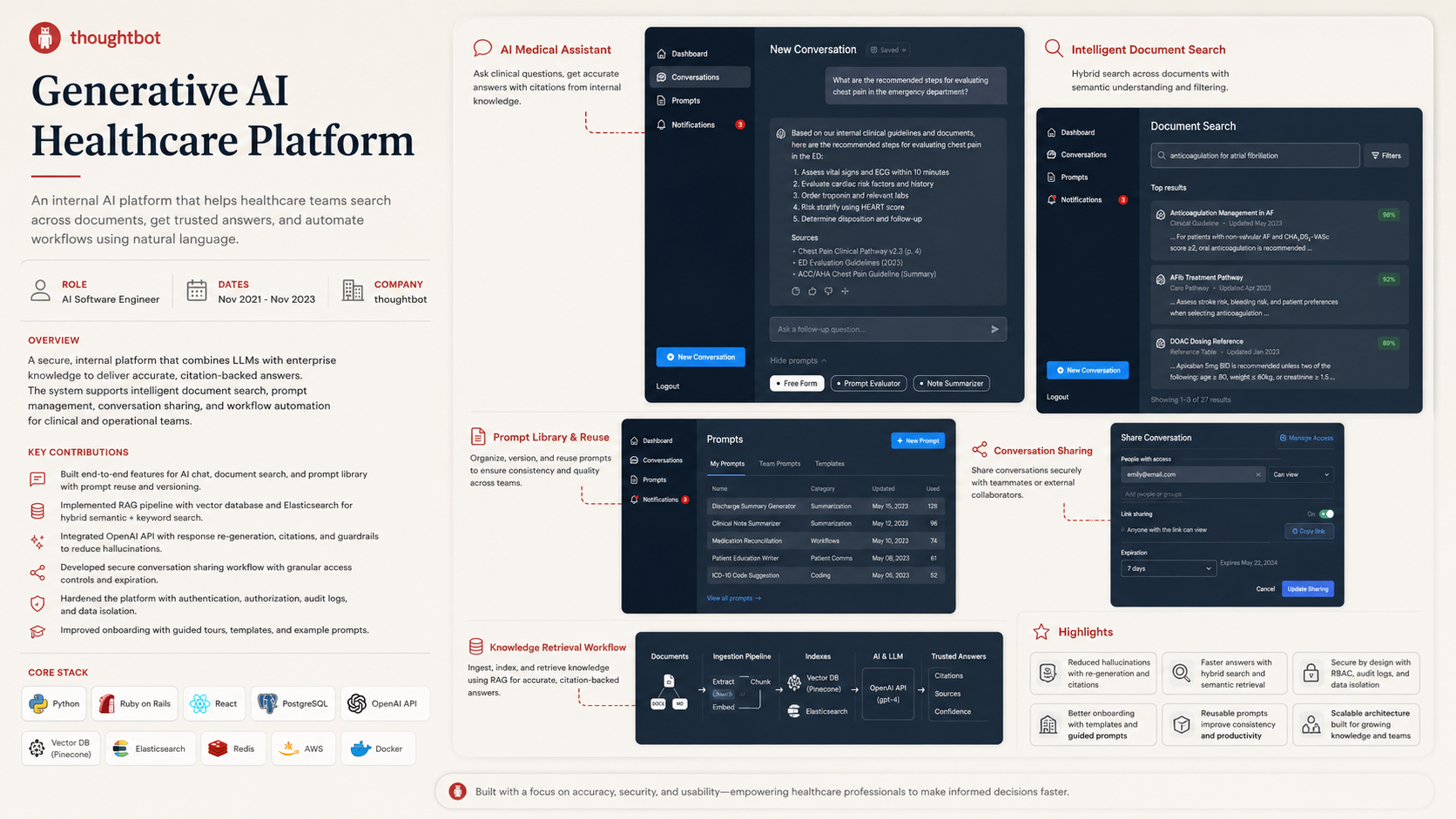 Generative AI Healthcare Platform